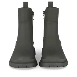 Bottines NOIR Fille Motif Uni Fermeture éclair
