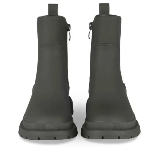Bottines NOIR Fille Motif Uni Fermeture éclair