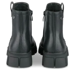 Bottines NOIR Fille Motif Uni A Enfiler