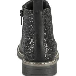 Bottines NOIR Fille Motif Uni Fermeture éclair