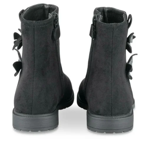 Bottines NOIR Fille Motif Paillettes Fermeture éclair
