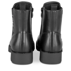 Bottines NOIR Fille Motif Uni Fermeture éclair