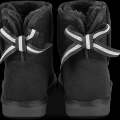 Bottines NOIR Fille Motif Uni A Enfiler