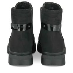 Bottines NOIR Fille Motif Uni A Enfiler