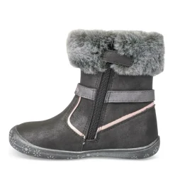Bottines NOIR Fille Motif Uni