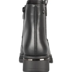 Bottines NOIR Fille Motif Uni A Enfiler