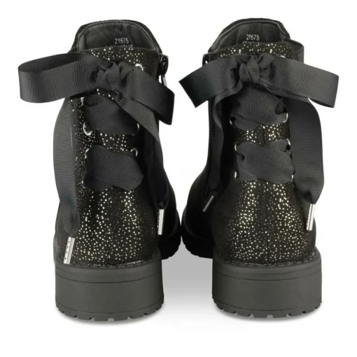 Bottines NOIR Fille Motif Iridescent Fermeture éclair