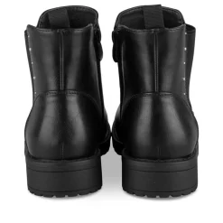 Bottines NOIR Fille Motif Clouté Fermeture éclair