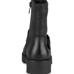 Bottines NOIR Fille Motif Uni Fermeture éclair