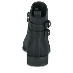 Bottines NOIR Fille Motif Uni Fermeture éclair