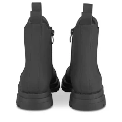 Bottines NOIR Fille Motif Uni Fermeture éclair