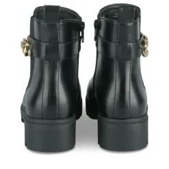 Bottines NOIR Fille Motif Chaîne Fermeture éclair