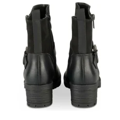 Bottines NOIR Fille Motif Uni Fermeture éclair