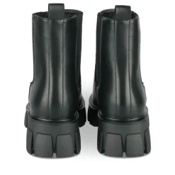 Bottines NOIR Fille Motif Uni Fermeture éclair