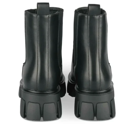 Bottines NOIR Fille Motif Uni Fermeture éclair