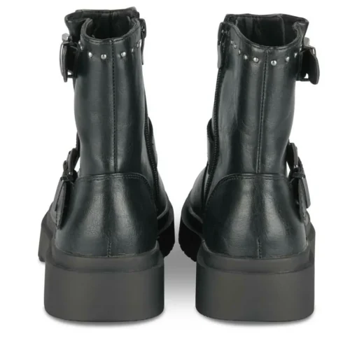 Bottines NOIR Fille Motif Clouté Fermeture éclair