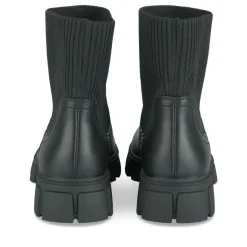 Bottines NOIR Fille Motif Uni A Enfiler