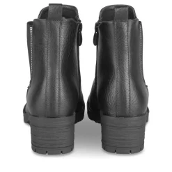 Bottines NOIR Fille Motif Uni Fermeture éclair