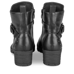 Bottines NOIR Fille Motif Clouté Fermeture éclair