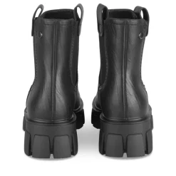 Bottines NOIR Fille Motif Uni A Enfiler