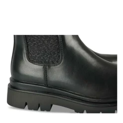 Bottines NOIR Fille Motif Paillettes Fermeture éclair