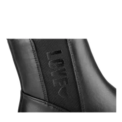 Bottines NOIR Fille Motif Uni Fermeture éclair