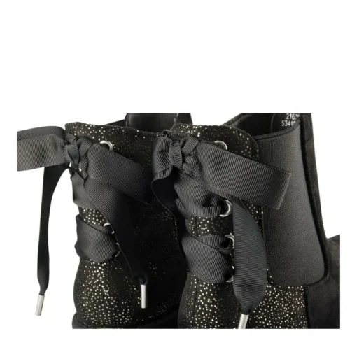 Bottines NOIR Fille Motif Iridescent Fermeture éclair