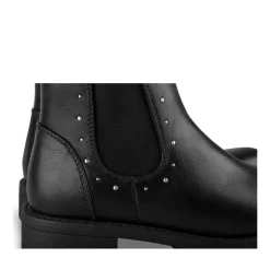 Bottines NOIR Fille Motif Clouté Fermeture éclair