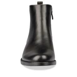Bottines NOIR Fille Motif Uni Fermeture éclair