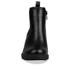 Bottines NOIR Fille Motif Uni Fermeture éclair