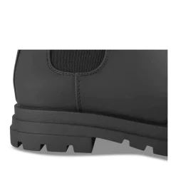 Bottines NOIR Fille Motif Uni Fermeture éclair
