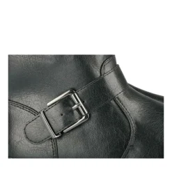 Bottines NOIR Fille Motif Clouté Fermeture éclair