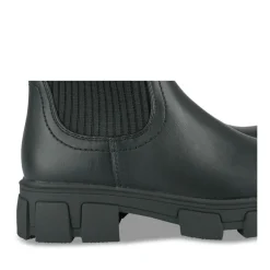 Bottines NOIR Fille Motif Uni A Enfiler