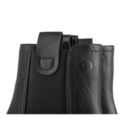 Bottines NOIR Fille Motif Uni A Enfiler