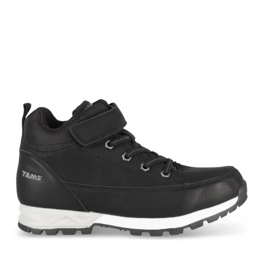 Bottines NOIR Garçon Motif Uni Scratch