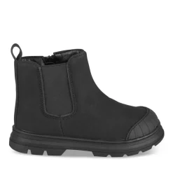 Bottines NOIR Garçon Motif Uni Fermeture éclair