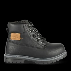 Bottines NOIR Garçon Motif Uni A Enfiler