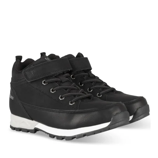 Bottines NOIR Garçon Motif Uni Scratch