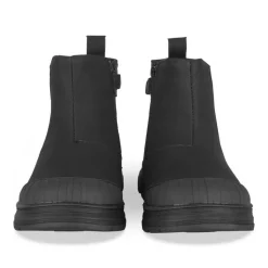 Bottines NOIR Garçon Motif Uni Fermeture éclair