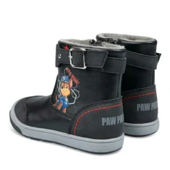 Bottines NOIR Garçon Motif Animal Fermeture éclair