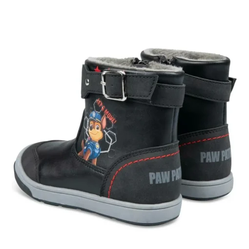 Bottines NOIR Garçon Motif Animal Fermeture éclair