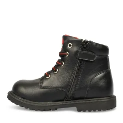 Bottines NOIR Garçon Motif Uni Fermeture éclair