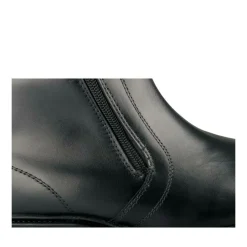 Bottines NOIR Homme CUIR Motif Uni Fermeture éclair
