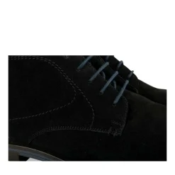 Bottines NOIR Homme CUIR Motif Uni Lacets