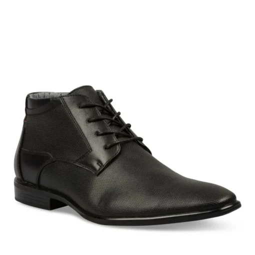 Bottines NOIR Homme Lacets