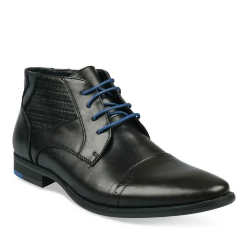 Bottines NOIR Homme Lacets