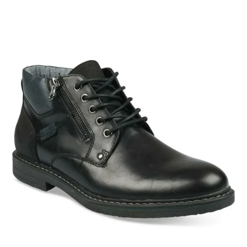 Bottines NOIR Homme Lacets