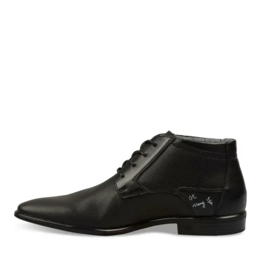 Bottines NOIR Homme Lacets