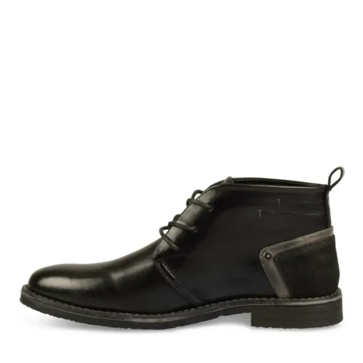 Bottines NOIR Homme Lacets