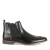 Bottines NOIR Homme Motif Uni Elastique
